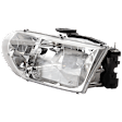 Driver Side Headlight, with Bulb, Halogen, Clear Lens, 6 Cyl., 3.3L Engine