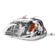 Driver Side Headlight, without Bulb, Halogen, Clear Lens, 4 Cyl., 1.6L Engine