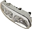 Passenger Side Headlight, with Bulb, Halogen, Clear lens