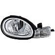 Passenger Side Headlight, with Bulb, Halogen, Clear Lens, Chrome Interior, 4 Cyl., 2.0L Engine