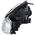 Passenger Side Headlight, with Bulb, Halogen, Clear Lens, Chrome Interior, 4 Cyl., 2.0L Engine