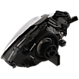 Driver Side Headlight, with Bulb, Halogen, Clear Lens, Chrome Interior, 4 Cyl., 2.0L Engine