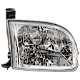 Passenger Side Headlight, with Bulb(s), Standard Cab Pickup (Regular Cab)/Extended Cab Pickup (Access Cab), CAPA CERTIFIED