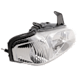 Passenger Side Headlight, with Bulb, Halogen, Clear Lens, without 20th Anniversary Edition
