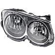 Passenger Side Headlight, with Bulb, Halogen, Clear Lens, 6 Cyl., 3.5L Engine