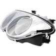 Driver Side Headlight, with Bulb, Halogen, Clear Lens, 6 Cyl., 3.5L Engine