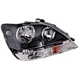 Passenger Side Headlight, with Bulb, Halogen, Clear Lens, Black Interior, Base Model, 6 Cyl., 3.0L Engine