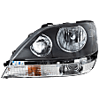 Driver Side Headlight, with Bulb, Halogen, Clear Lens, Black Interior, Base Model, 6 Cyl., 3.0L Engine