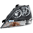 Driver Side Headlight, with Bulb, Halogen, Clear Lens, Black Interior, Base Model, 6 Cyl., 3.0L Engine
