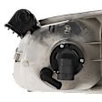 Passenger Side Headlight, with Bulb, Halogen, Clear Lens