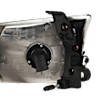 Passenger Side Headlight, with Bulb, Halogen, Clear Lens