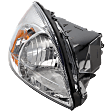 Passenger Side Headlight, with Bulb, Halogen, Clear Lens, Chrome Interior, 6 Cyl., 3.0L Engine, without Centennial Edition