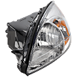Driver Side Headlight, with Bulb, Halogen, Clear Lens, Chrome Interior, 6 Cyl., 3.0L Engine, without Centennial Edition, CAPA Certified