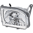 Passenger Side Headlight, with Bulb, Halogen, Clear Lens, Production Date From December 1998