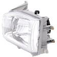 Driver Side Headlight, with Bulb, Halogen, Clear Lens, Production Date From December 1998