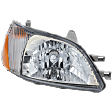 Passenger Side Headlight, with Bulb, Halogen, Base Model, 4 Cyl., 1.5L Engine