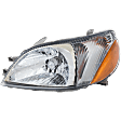 Driver Side Headlight, with Bulb, Halogen, Base Model, 4 Cyl., 1.5L Engine