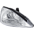 2002 Ford Focus - Passenger Side Headlight, with Bulb, Halogen, Clear Lens, 4 Cyl., 2.0L Engine, Except SVT Model