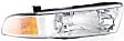 Passenger Side Headlight, with Bulb, Halogen, Clear Lens