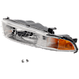 Driver Side Headlight, with Bulb, Halogen, Clear Lens
