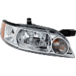 Passenger Side Headlight, with Bulb, Halogen, Clear Lens, 4 Cyl., 2.4L Engine