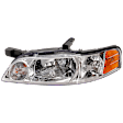 Driver Side Headlight, with Bulb, Halogen, Clear Lens, 4 Cyl., 2.4L Engine
