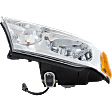 Passenger Side Headlight, with Bulb, Halogen, Clear Lens, Base Model, 8 Cyl., 5.4L Engine