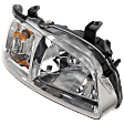 Passenger Side Headlight, with Bulb, Halogen, Clear Lens