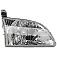 Passenger Side Headlight, with Bulb, Halogen, Clear Lens, 6 Cyl., 3.0L Engine