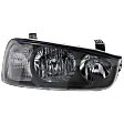 Passenger Side Headlight, with Bulb, Halogen, Clear Lens, 4 Cyl., 2.0L Engine