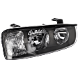 Passenger Side Headlight, with Bulb, Halogen, Clear Lens, 4 Cyl., 2.0L Engine