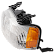 Driver Side Headlight, with Bulb, Halogen, Clear Lens