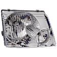 Passenger Side Headlight, with Bulb, Halogen, Clear Lens, Exclude 02-03 Sport Model
