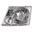 Driver Side Headlight, with Bulb, Halogen, Clear Lens, Exclude 02-03 Sport Model