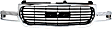 Grille Assembly, Chrome Shell with Painted Black Insert, Except C3/Denali Models
