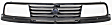 Grille Assembly, Painted Black Shell and Insert