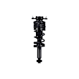 2355059 Rear, Driver or Passenger Side Fully Loaded Strut