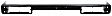 1993 Suzuki Samurai - Rear Bumper, Painted Black
