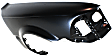 Front, Passenger Side Fender, Primed