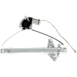 Front, Passenger Side Power Window Regulator, With Motor