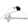 Front, Driver Side Power Window Regulator, With Motor