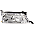 1995-1997 Toyota Avalon - Passenger Side Headlight, with Bulb, Halogen, Clear Lens, 6 Cyl., 3.0L Engine