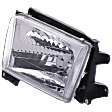 Driver Side Headlight, with Bulb, Halogen, Clear Lens, CAPA Certified