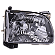 Passenger Side Headlight, with Bulb, Halogen, Clear Lens, CAPA Certified