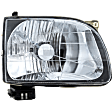 Passenger Side Headlight, with Bulb, Halogen, Clear Lens, CAPA Certified