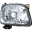 Passenger Side Headlight, with Bulb, Halogen, Clear Lens, CAPA Certified