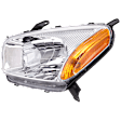 Driver Side Headlight, with Bulb, Halogen, Clear Lens, Base Model, 4 Cyl., 2.0L Engine, without Sport Package