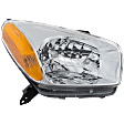 Passenger Side Headlight, with Bulb, Halogen, Clear Lens, Base Model, 4 Cyl., 2.0L Engine, without Sport Package