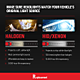 2001-2004 Toyota Sequoia - Passenger Side Headlight, with Bulb, Halogen, Limited/SR5 Model, 8 Cyl., 4.7L Engine