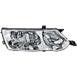 Passenger Side Headlight, with Bulb, Halogen, Clear Lens